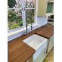 Solid Prime Grade Fully Staved Sapele Worktop